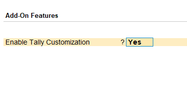 Addons Enable Tally Company Wise.